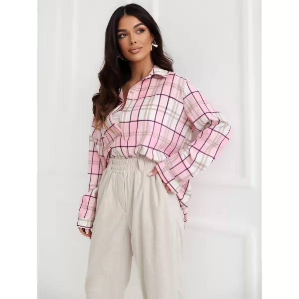  Dámská košile ITALY MODA IT-KS-22269-1.00 BRIGHT PINK 