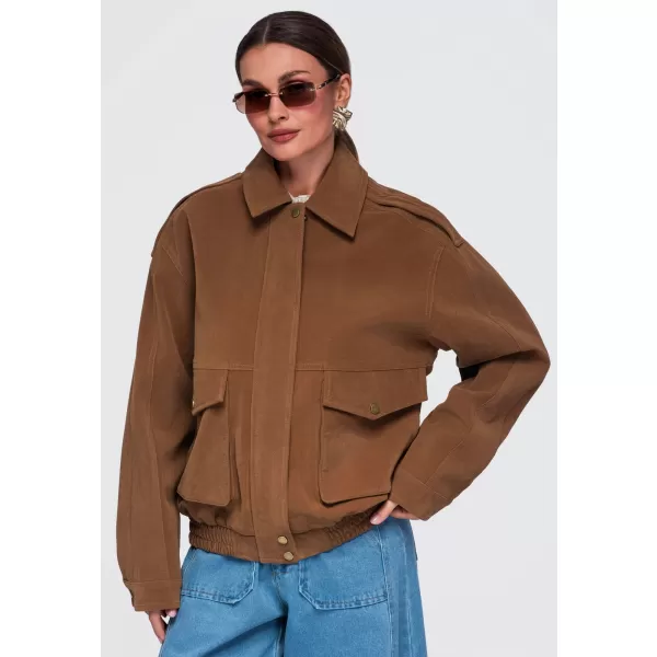  Dámská bunda OMBRE OW-JANP-0142 CAMEL 