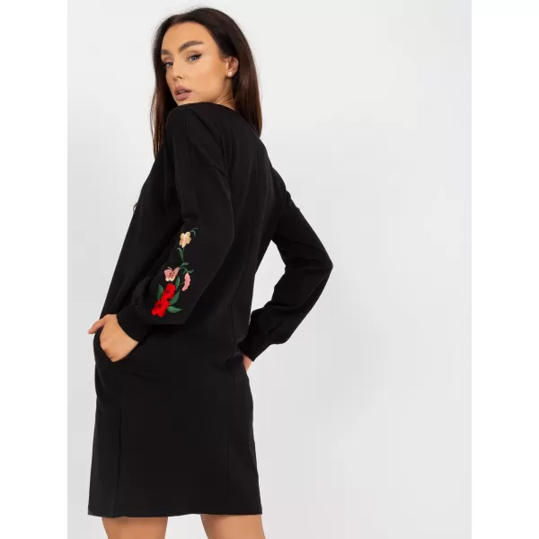  Dámské šaty RUE PARIS RV-SK-8088.59 BLACK 