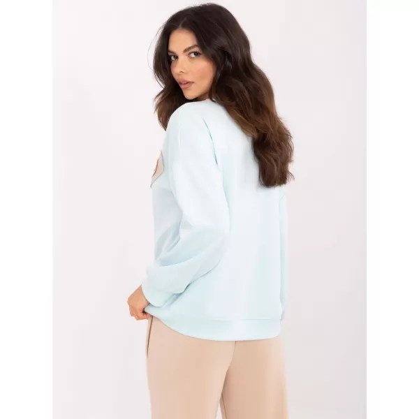  Dámská mikina ITALY MODA DHJ-BL-20322.72 LIGHT BLUE 