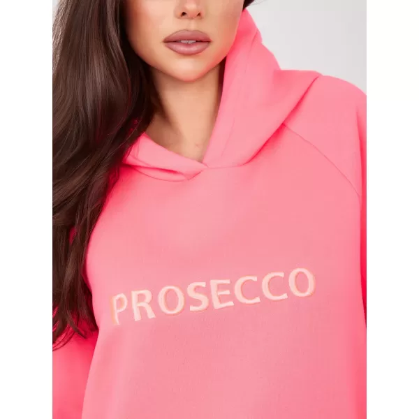 Dámská mikina RUE PARIS RV-BL-A1034.21 FLUO PINK 
