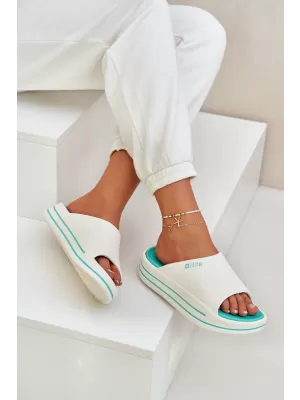 Dámské pantofle BIG STAR SHOES NN274A038 WHITE