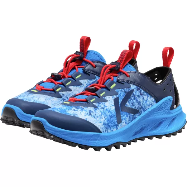  Juniorské boty KEEN ZIONIC ADV SANDAL PRECIOUS BLUE/RACING RED 