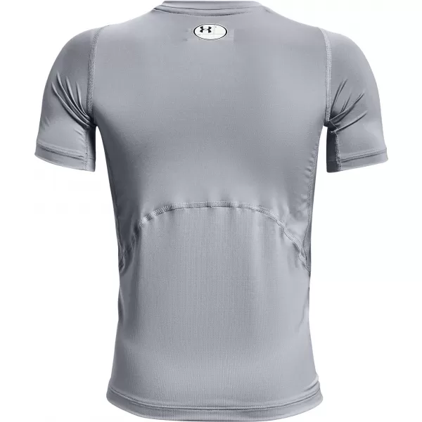  Chlapecké triko UNDER ARMOUR B HEATGEAR SS 1361723-035 ŠEDÁ 