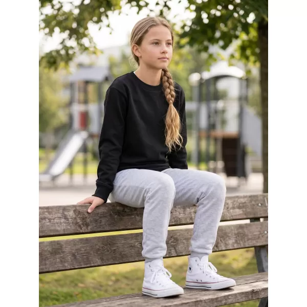  Dětská mikina MALFINI CREW 427 ČERNÁ 