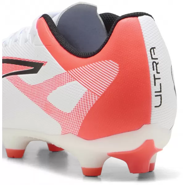  Kopačky PUMA ULTRA 5 PLAY FG/AG 108169-01 WHITE/BLACK/GLOWING RED 
