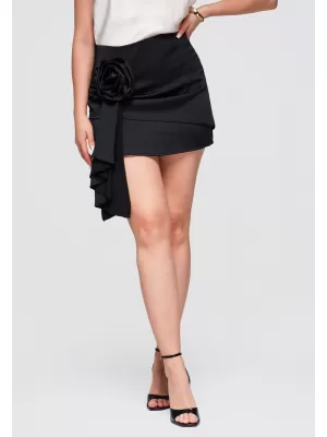 Dámská sukně OMBRE OW-GL-E0009 BLACK
