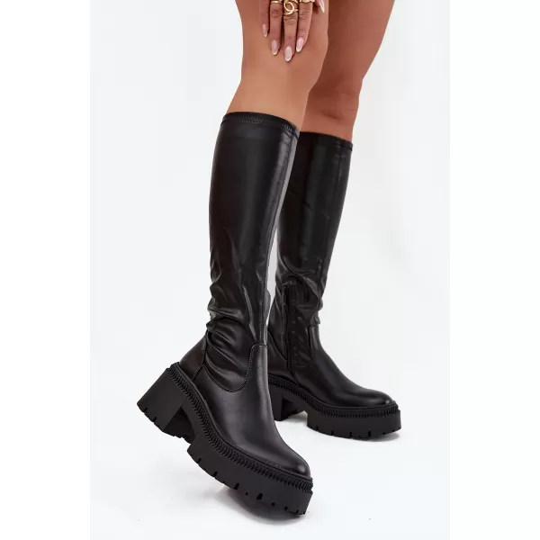  Dámské kozačky BOTO 9671A BLACK 