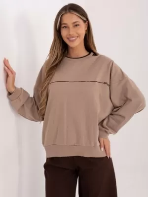 Dámská mikina RELEVANCE RV-BL-A940.60 DARK BEIGE