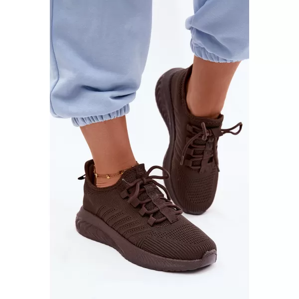  Dámské tenisky BIG STAR SHOES UU274055 BROWN/BEIGE 