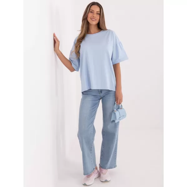 Dámské tričko RUE PARIS RV-BZ-A1230.12 LIGHT BLUE 