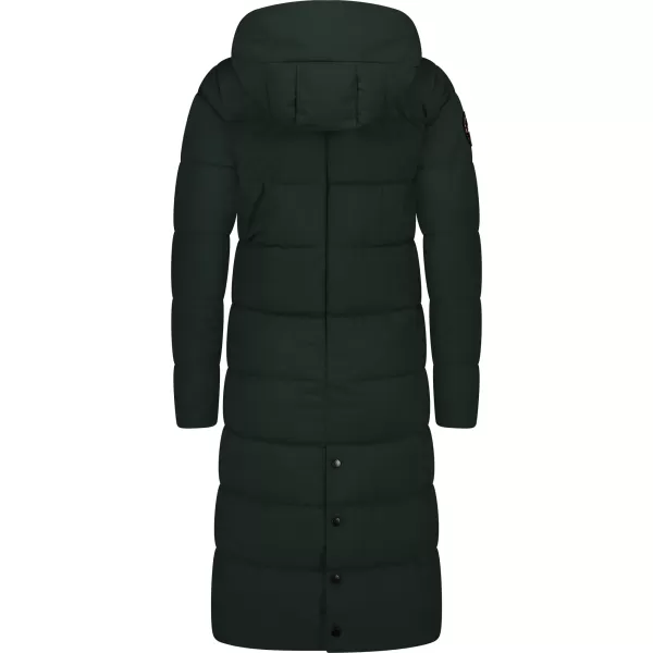  Dámský nepromokavý zimní kabát NORDBLANC PENUMBRA WJL8399 TMAVĚ ZELENÁ 