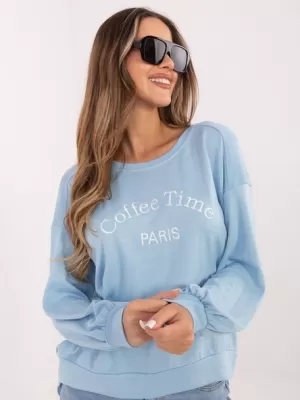 Dámská mikina RUE PARIS RV-BL-A1220.11 LIGHT BLUE