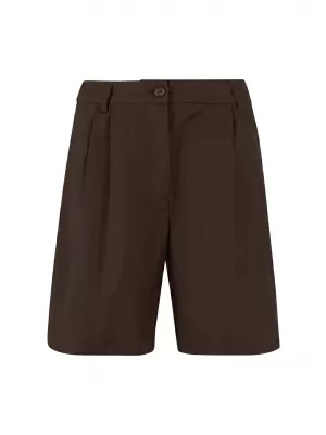 Dámské bermudy URBAN CLASSICS TB7196-00075 BROWN