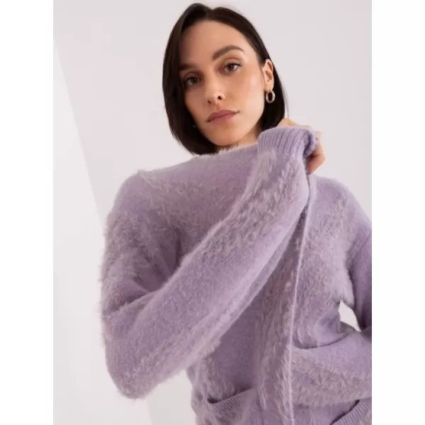  Dámský svetr WOOL FASHION ITALIA AT-SW-234501.00P BRIGHT PURPLE 