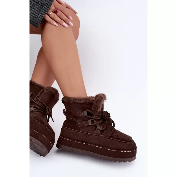  Dámské sněhule BOTO 9077 CHOCOLATE 