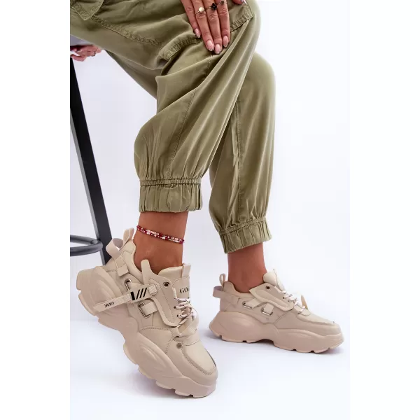  Dámské sportovní boty GOE MM2N4015 BEIGE 