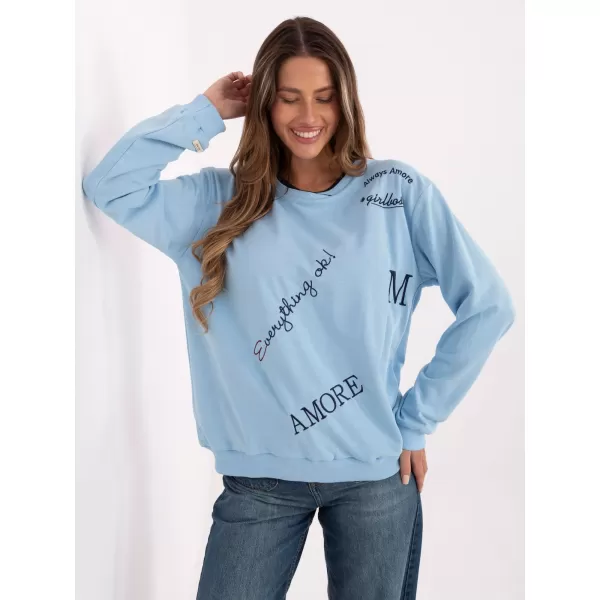  Dámská mikina RELEVANCE RV-BL-A968.00 LIGHT BLUE 