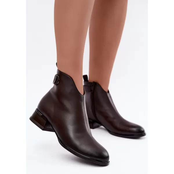  Dámské kotníkové boty VINCEZA 58692 CHOCOLATE 