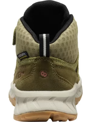 Dětské kotníkové boty KEEN HIGHTRAIL MID WP CHILDREN DARK OLIVE/MARTINI OLIVE