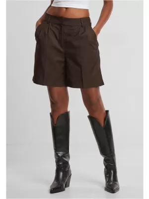 Dámské bermudy URBAN CLASSICS TB7196-00075 BROWN