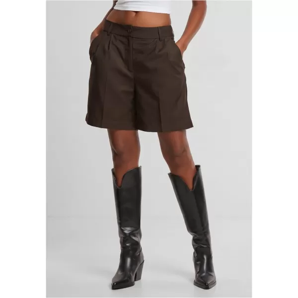  Dámské bermudy URBAN CLASSICS TB7196-00075 BROWN 