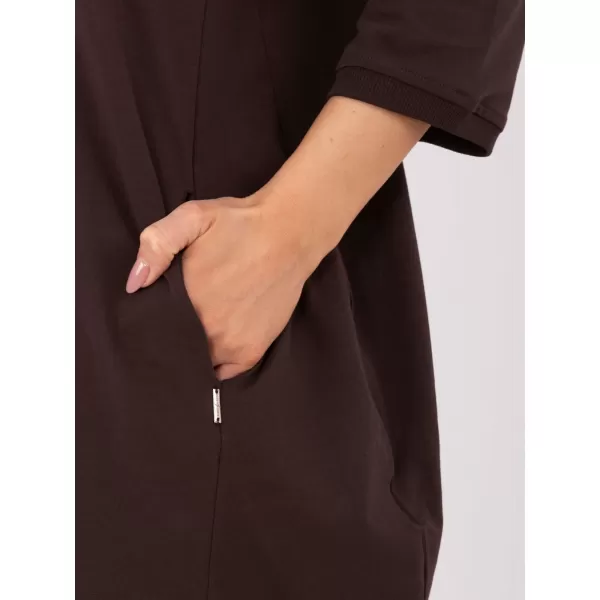  Dámské šaty RELEVANCE RV-SK-6839.95 DARK BROWN 