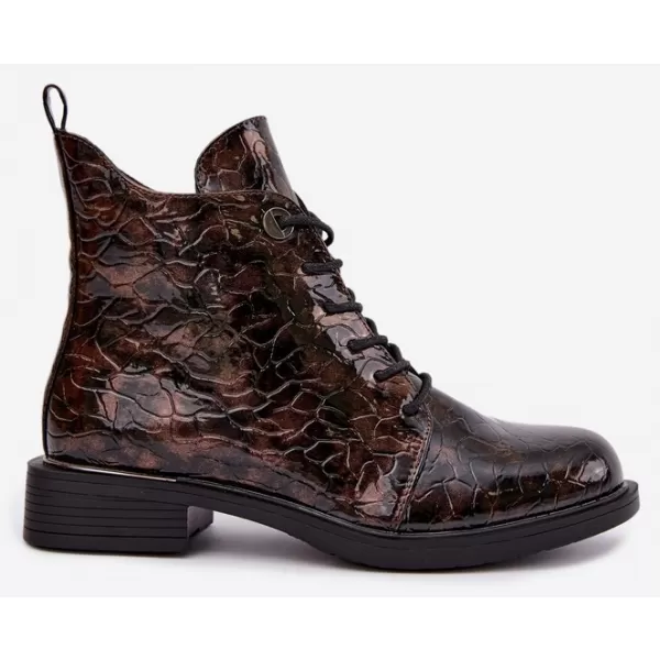  Dámské kozačky S.BARSKI HY62-8140 BROWN 