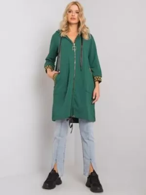Dámská mikina RELEVANCE RV-BL-6792.02P DARK GREEN