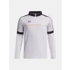 Chalepcká mikina UNDER ARMOUR UA B CHALLENGER TRAINING QZ 6004080-100 BÍLÁ