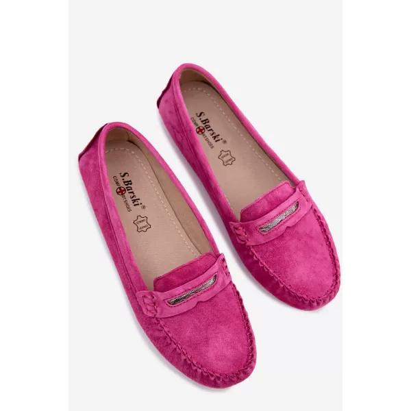  Dámské mokasíny S.BARSKI LR61-7029 FUCHSIA 