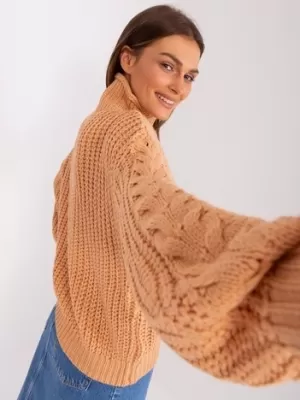 Dámský svetr WOOL FASHION ITALIA AT-SW-2350.91P PEACH
