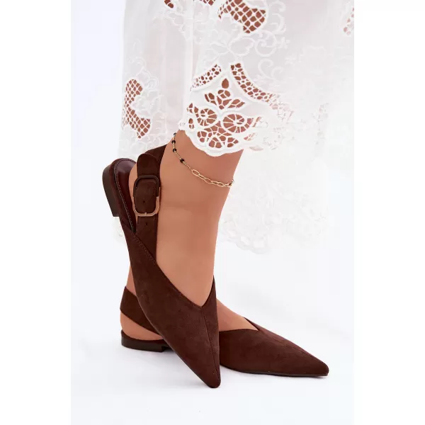  Dámské baleríny BOTO 9755 BROWN 