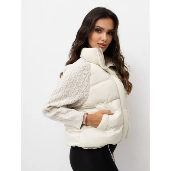  Dámská bunda FACTORY PRICE MBM-KR-0508.00P LIGHT BEIGE 