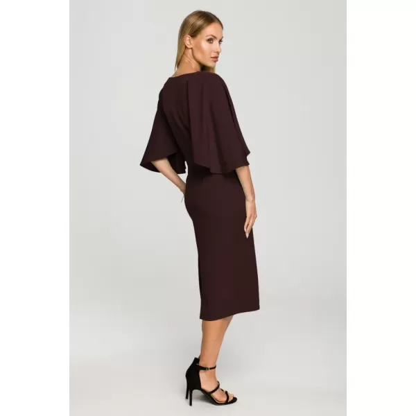  Dámské šaty MOE M700 BROWN 