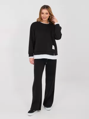 Dámský komplet RUE PARIS IT-KMPL-22230.18 BLACK