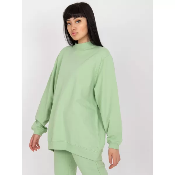  Dámská mikina BASIC FEEL GOOD AP-BL-A-R001 PISTACHIO 
