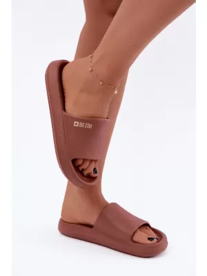 Dámské pantofle BIG STAR SHOES UU274088 SHADES OF RED