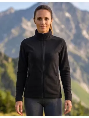 Dámská micro fleece mikina MALFINI FACTOR 853 ČERNÁ