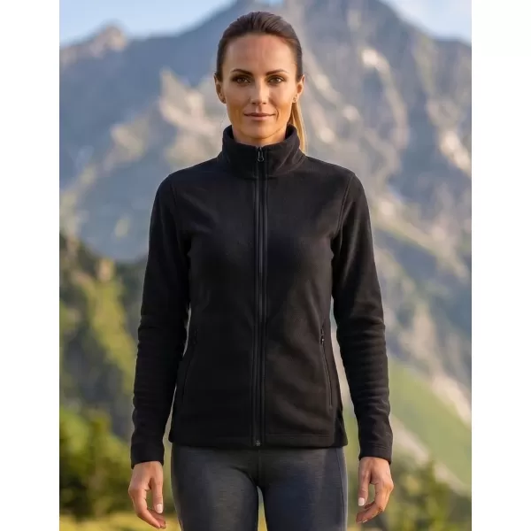  Dámská micro fleece mikina MALFINI FACTOR 853 ČERNÁ 