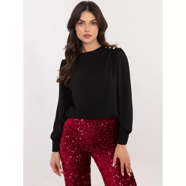  Dámská halenka ITALY MODA MI-BZ-278519-1.40 NOIRE 