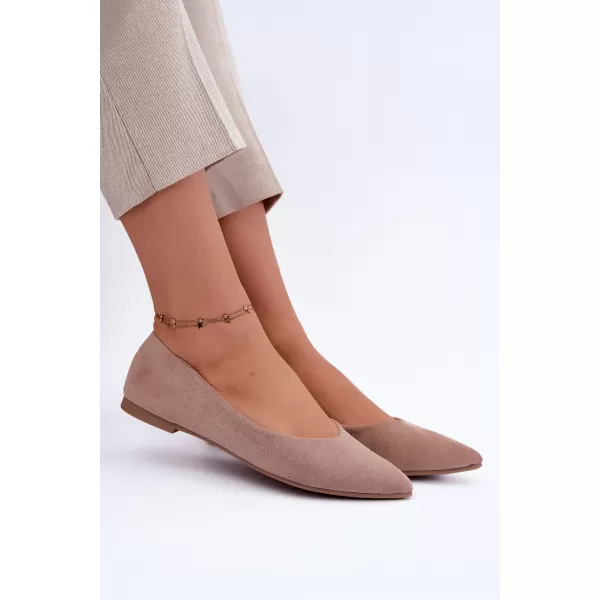  Dámské baleríny BOTO 5199 DARK BEIGE 