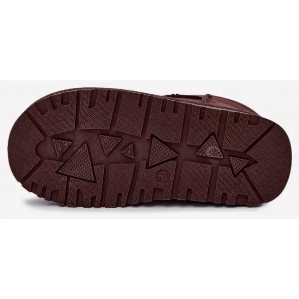  Dětské sněhule BOTO 40412-3D CHOCOLATE 
