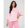 Dámská halenka RUE PARIS RV-BZ-A1188.63 BRIGHT PINK