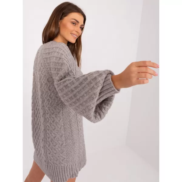  Dámský svetr WOOL FASHION ITALIA AT-SW-2367-2.64P GRAY 