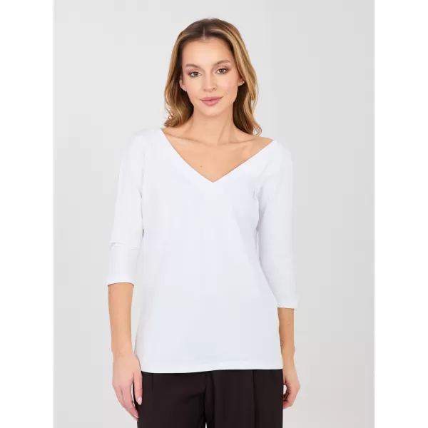  Dámské triko RUE PARIS RV-BZ-A1189.24 WHITE 
