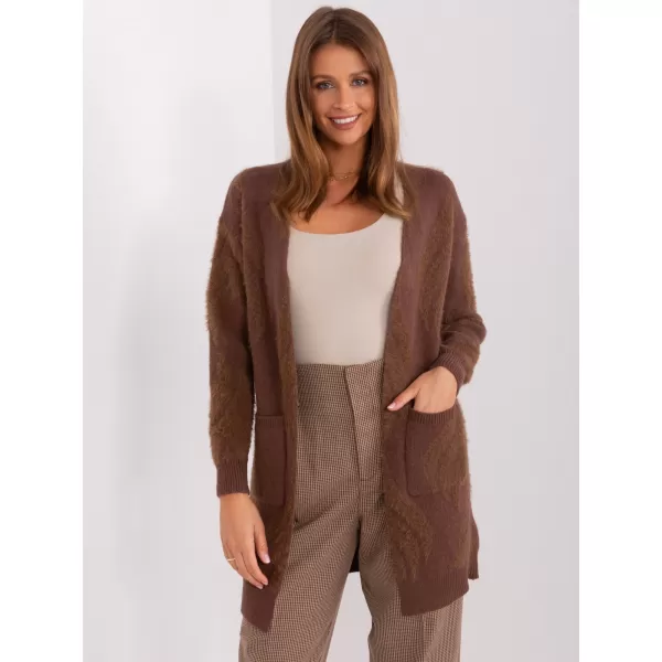  Dámský svetr WOOL FASHION ITALIA AT-SW-234501.00P BROWN 