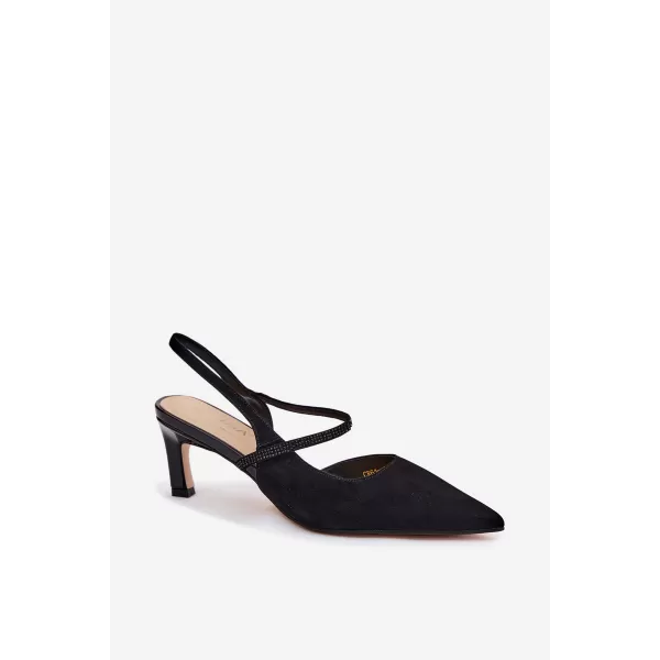  Dámské sandály D&A CR61-3048 BLACK 