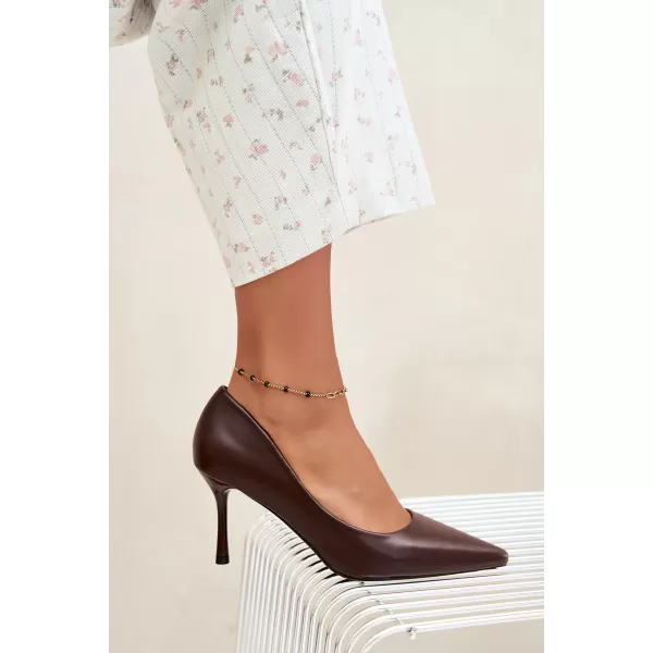  Dámské lodičky BOTO D-1295 BROWN 