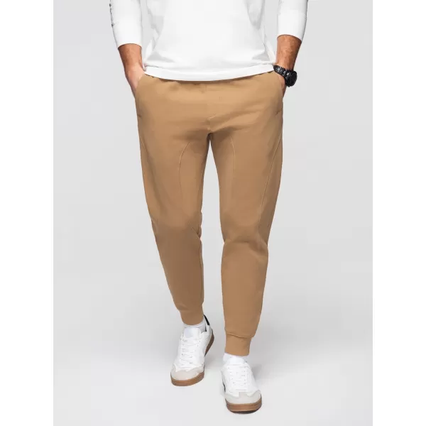  Pánské tepláky OMBRE OM-PABS-0305 BROWN 